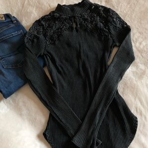 Free People Lace Top
